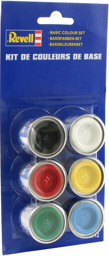 Revell 32342 Basic Colors - Set' émail Ensemble de Peinture