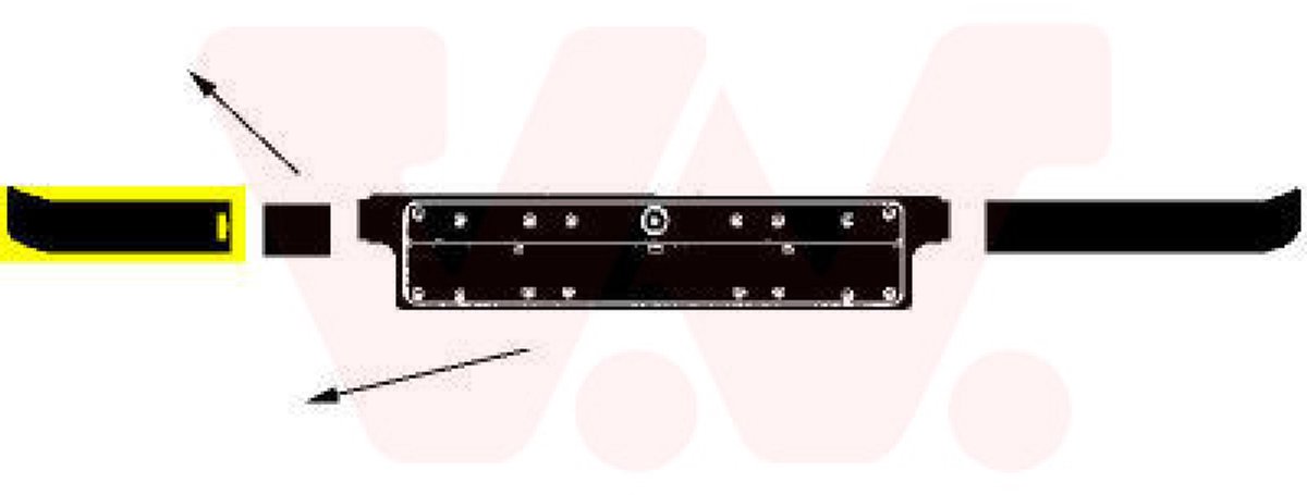 Van Wezel - BUMPERLIJST VOOR BMW 3 E36 1990-2000 51118146318