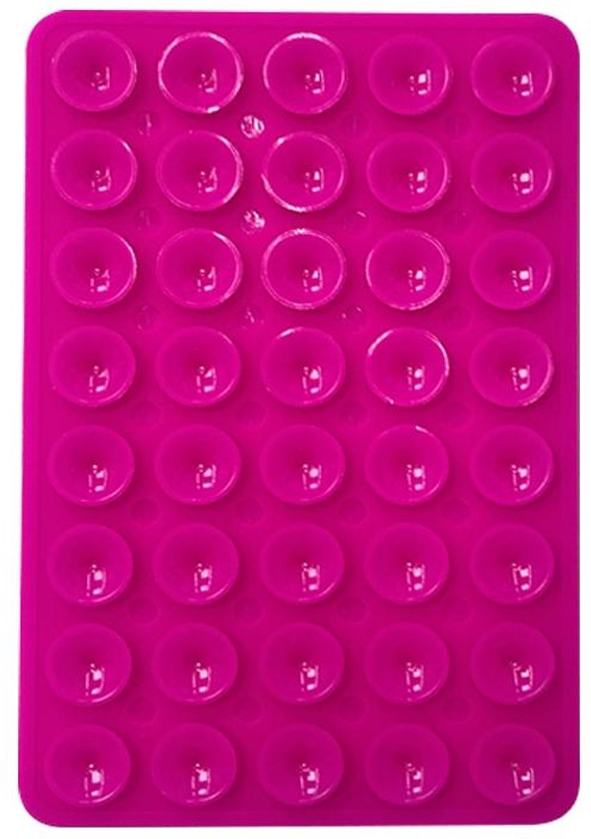 Mobigear Zuignap Telefoonhouder | Mobigear EasyMount - 40 Suction Cup - Rood Universeel