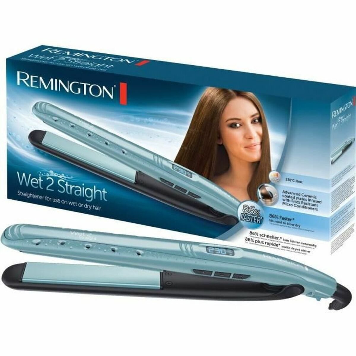 Remington S7300 Wet2Straight Stijltang met Wet-to-Dry - afbeelding 2
