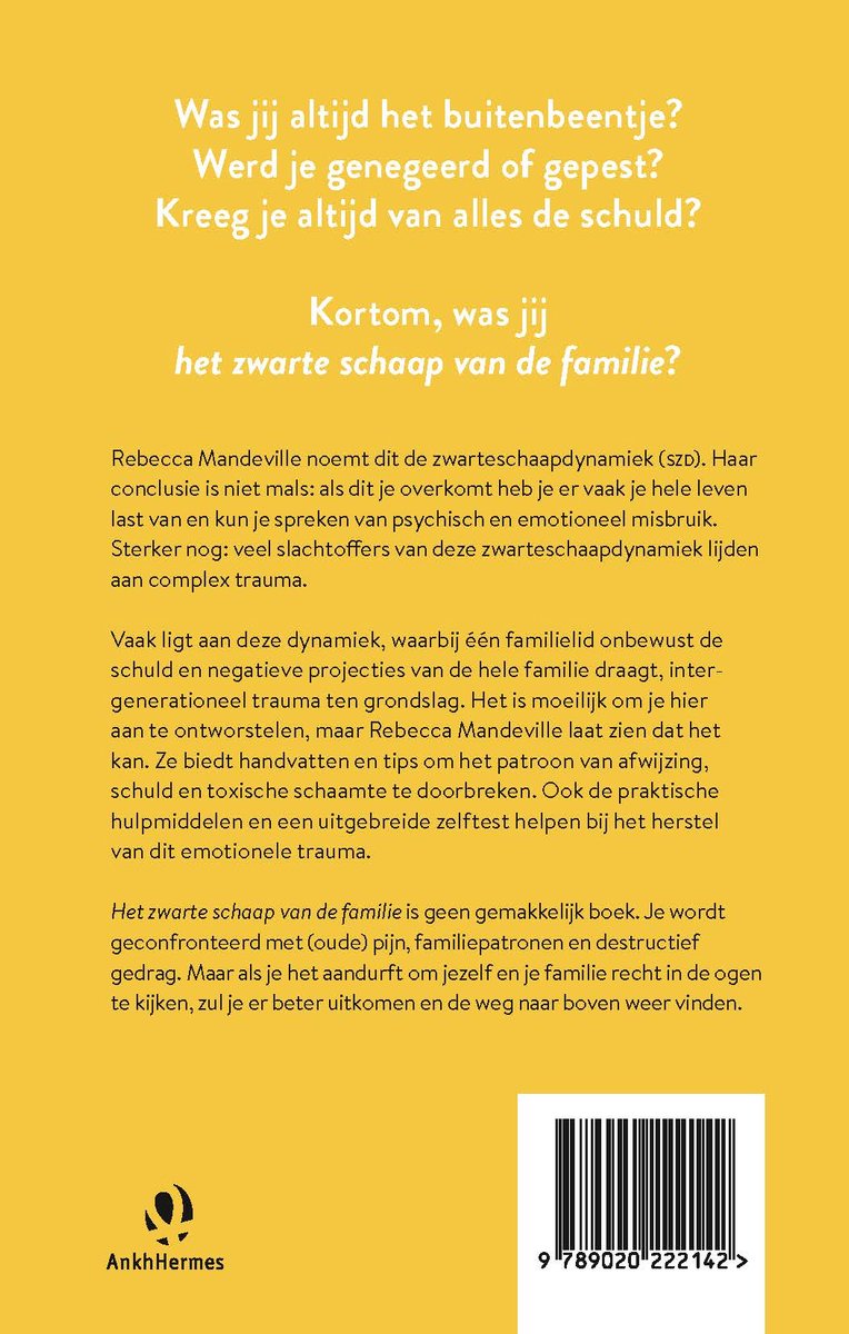 Het zwarte schaap van de familie - back cover
