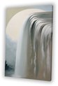 lichtblauw, zachtgroen, Waterval, Surrealisme, Grijs, wit, beige