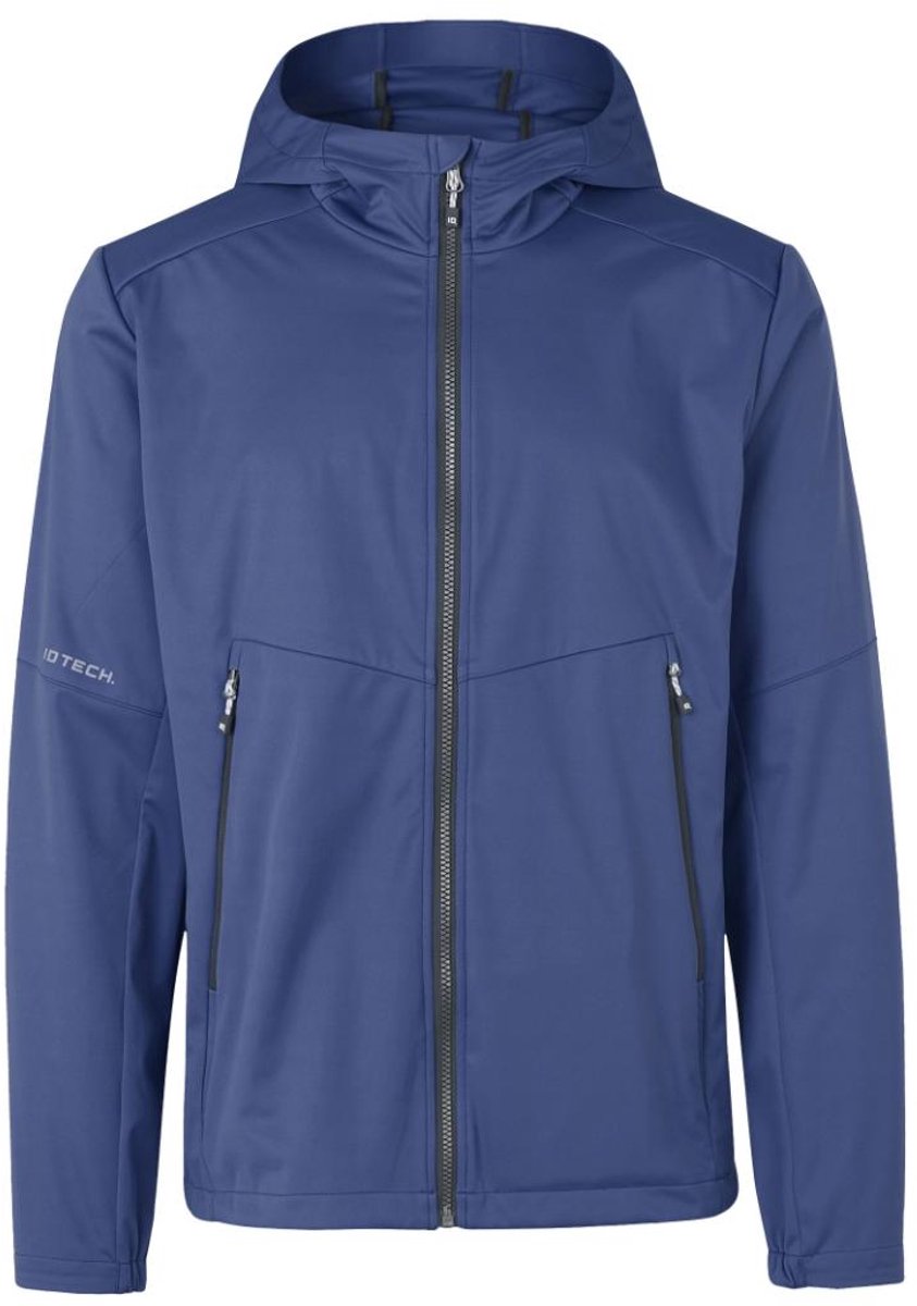 ID-Line 0836 Soft shell jacket light Donkerblauw4XL