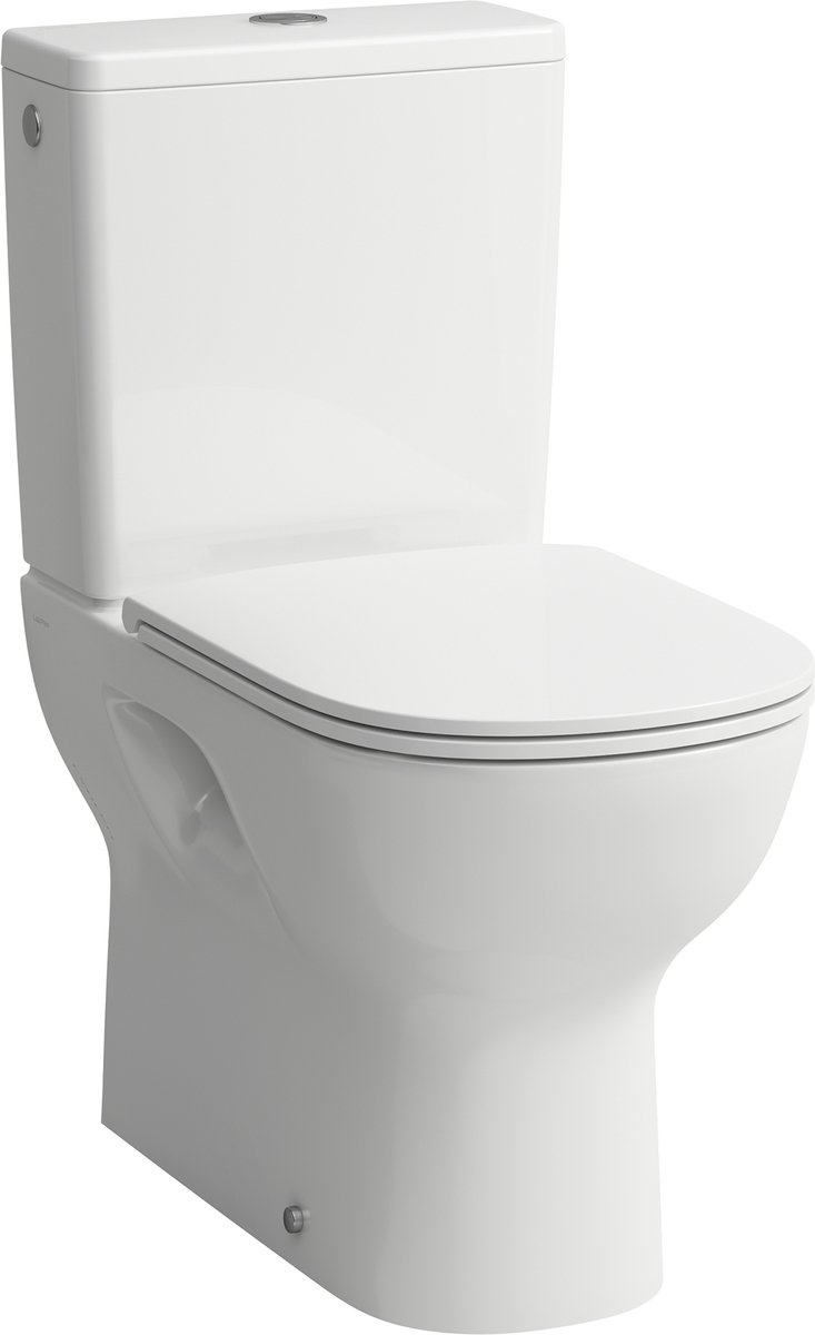 Laufen Lua - Duoblok pot, Rimless, vario afvoer, LCC, wit H8240814000001