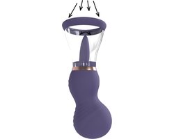 Pumped by Shots Sensual - Oplaadbare Vulva en Borst Pomp pumps - Paars