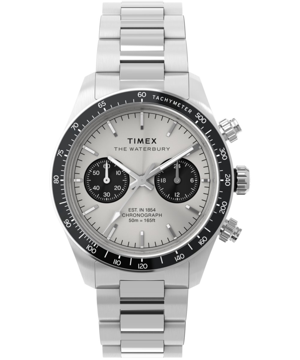 Timex Waterbury Heritage TW2Y19200 Horloge - Staal - Zilverkleurig - Ø 39 mm