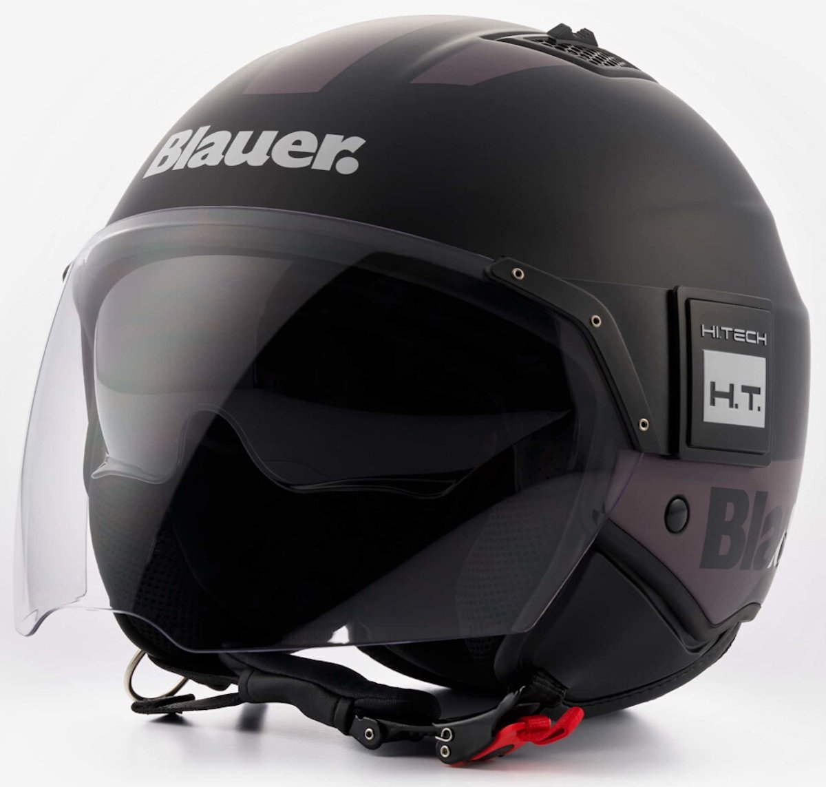 Blauer BET HT Zwart Titanium Jethelm - Maat M - Helm