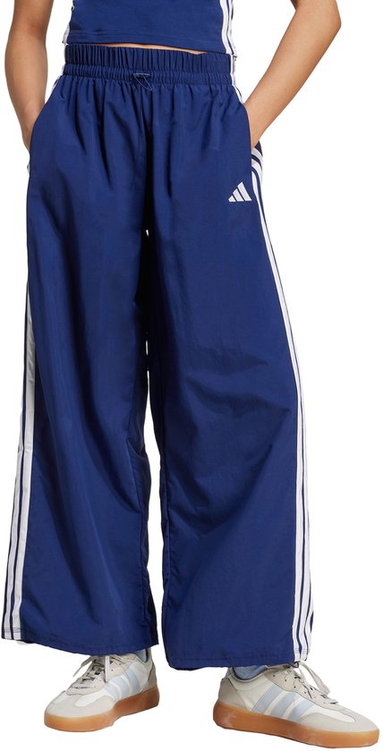 adidas Sportswear Pantalon parachute toile 3 bandes Lifestyle Essentials - Femmes - Bleu - M