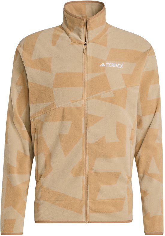 adidas TERREX Veste molleton entièrement zippée imprimée Terrex Multi - Hommes - Marron - M
