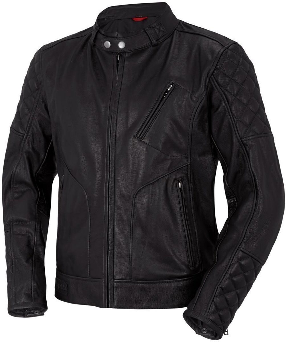 Bogotto Chicago Retro Zwart Leren Motorjas - Jas