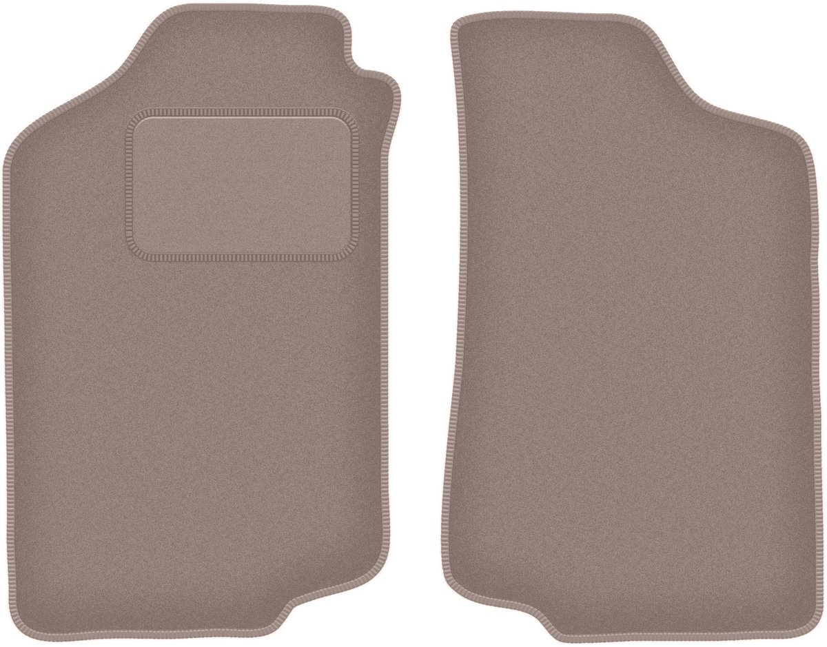 Beige voormatten voor: Volkswagen Jetta II sedan (1984-1992)