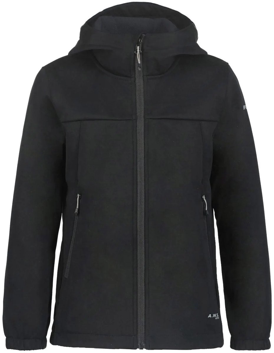 Icepeak Kline Softshell Junior Zwart
