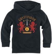 Sweat à capuche Harry Potter Gryffondor noir 116 Garçons et filles