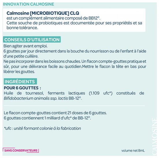 Calmosine Microbiotic CLQ 8 ml van Calmosine — afbeelding 5
