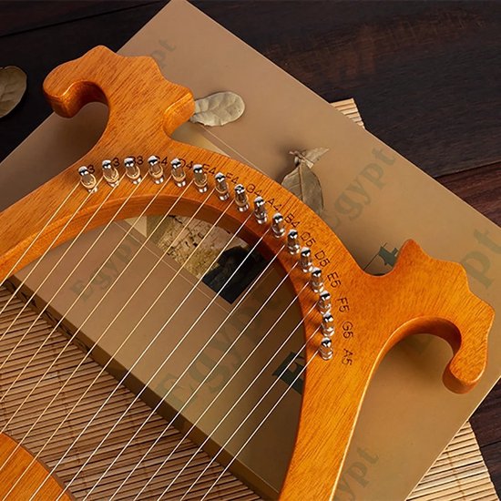 lier harp 16 Tone Lyre Alle Massief Houten Lyre Harp 16 Strings Harp Musical Beginner Instrument (Color : 17