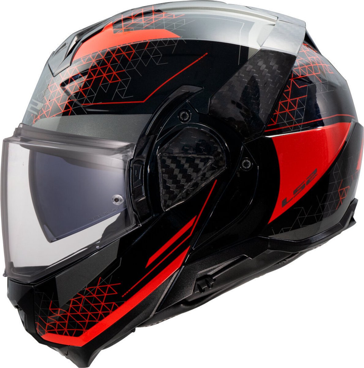 LS2 Helm Advant II Astral FF910 rood maat M