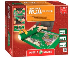 Product afbeelding van Jumbo - Puzzle & Roll - Puzzelrol - Opbergen puzzel 500 tot 1500 Stukjes - 118x66 cm - Puzzelmat - Puzzelaccessoires