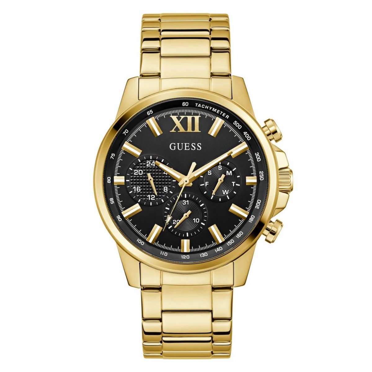 Guess Walker GW0900G3 Horloge - Staal - Goudkleurig - Ø 44 mm