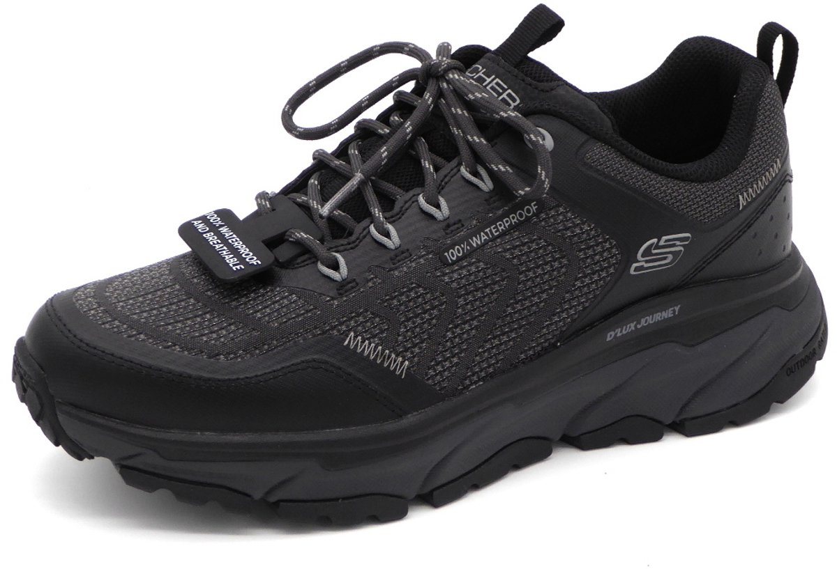 Skechers d’Lux Journey-Defender Stitch Heren Outdoorschoen 237694 Zwart