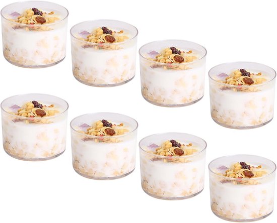 Foto: Stainless steel ice cream sorbet custard serving dessert dish bowls for salad fruit puddingtall ice cream cups