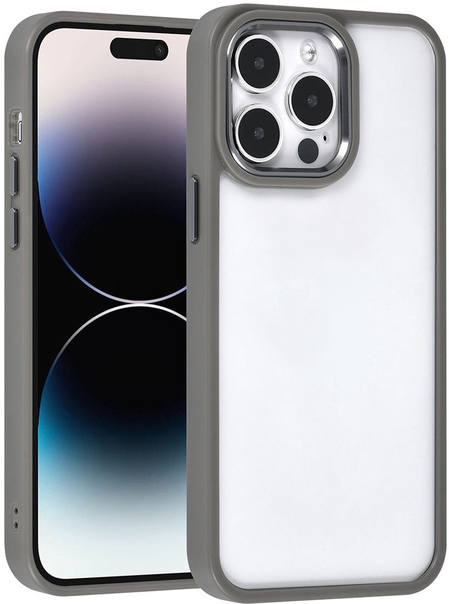 UNIQ Accessory iPhone 14 Pro Max Backcover hoesje - Grijs