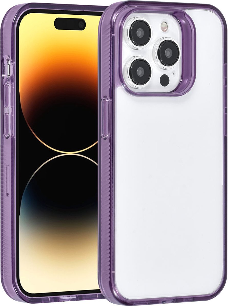 UNIQ Accessory iPhone 14 Pro Backcover hoesje - Paars