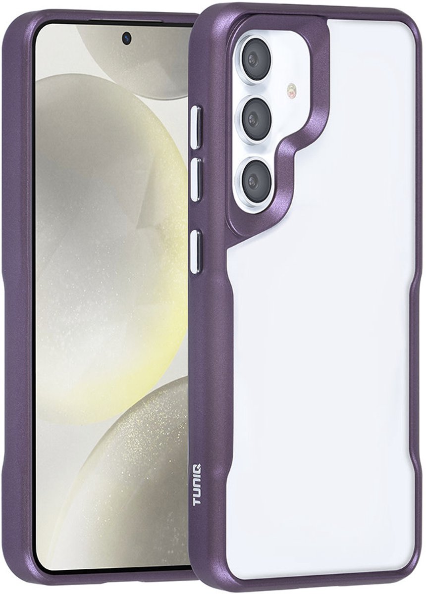 TUNIQ telefoonhoesje voor Samsung Galaxy S24 - Siliconen backcover - Paars