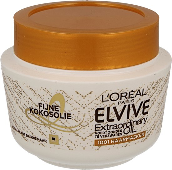 L'Oréal Paris Elvive Extraordinary Oil Haarmasker - 300 ml - Fijne Kokosolie