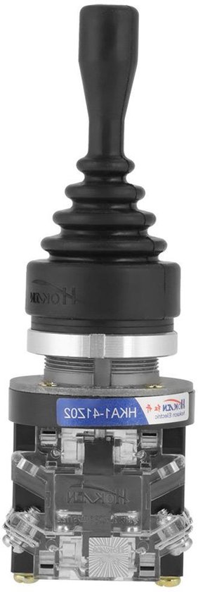 Interruttore Joystick HKA1-41Z02 380V 5A - 2 Posizioni, Ritorno A Molla, Impermeabile, Diametro Foro 30mm