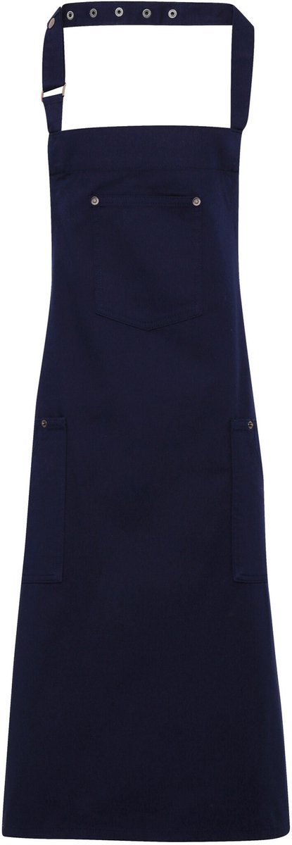Schort/Tuniek/Werkblouse Unisex One Size Premier Navy 100% Katoen