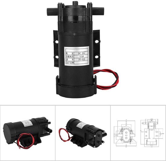 Rv Winterklaarset Waterpomp Peristaltische Pomp, 12V/24V