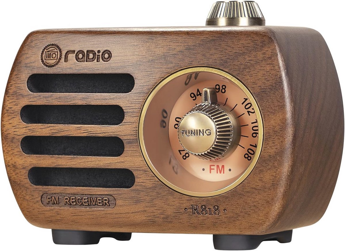 Draagbare Mini Radio met FM, AUX en Bluetooth 5.0 - HD Geluid en Bas