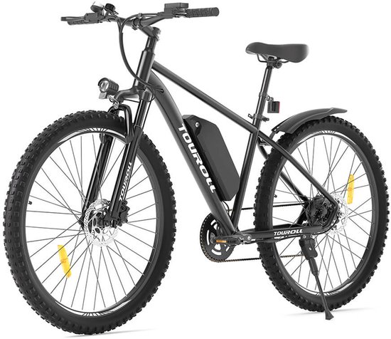 Touroll U2 29 inch Hydraulische Rem Zwart EU Stekker 48V250W 15Ah E-Bike