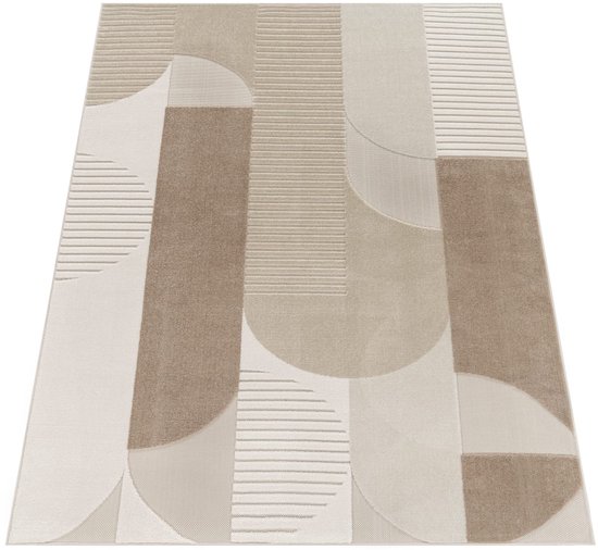 Tapis d'intérieur et Plein air - Élégant, durable, motifs 3D, facile à nettoyer, polypropylène