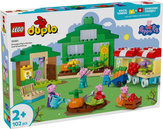 LEGO DUPLO Peppa Pig Le Jardin et la Set de Grand-père Pig - 10461