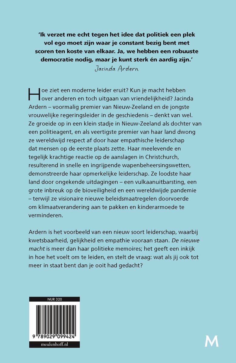 De nieuwe macht - back cover
