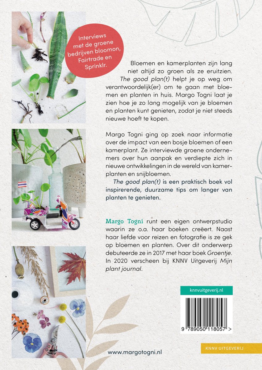 The good plant - back cover