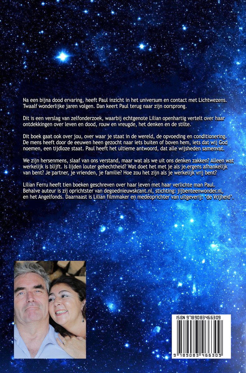 De man die uit zijn hersenen zakte - back cover