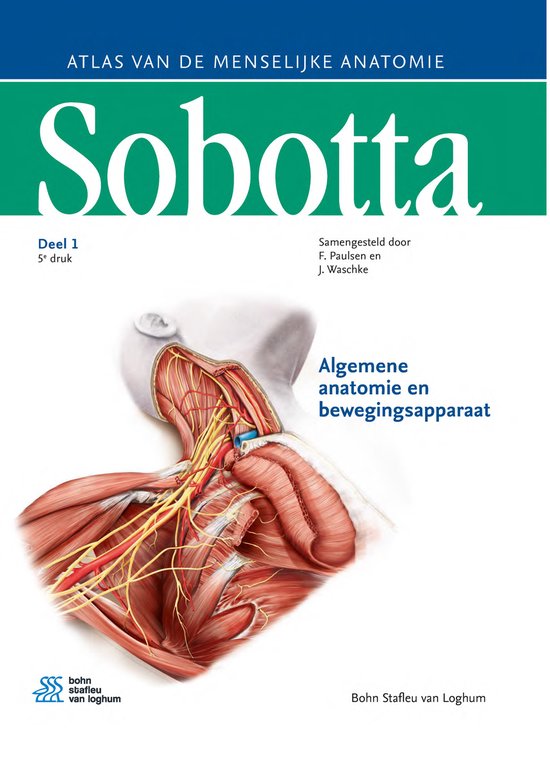 Sobotta Deel 1 Algemene anatomie en bewegingsapparaat - cover