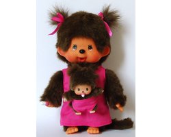 Monchhichi - Monchhichi Moeder en Kindje Roze