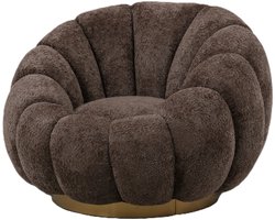 PTMD Daisy Fauteuil Antelope Euphoria 6 Gold Base
