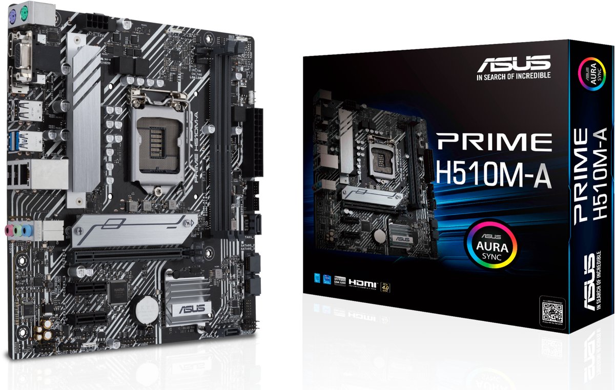 ASUS PRIME H510M-A Intel H510 LGA 1200 micro ATX