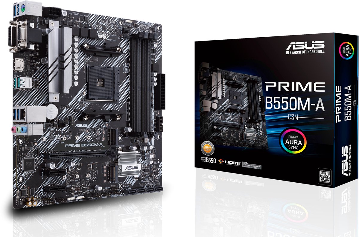 Bol.com Motherboard Asus 90MB14I0-M0EAYC AMD B550 AMD AMD AM4 aanbieding