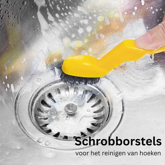 CRLYN® Voegenborstel Badkamer - Voegenreiniger - Schrobborstels van CRLYN — afbeelding 3