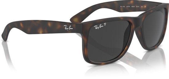 Ray Ban - Justin - Rubber Havana - Dark Grey Polar — afbeelding 4