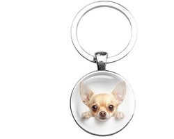 Sleutelhanger Glas | Chihuahua