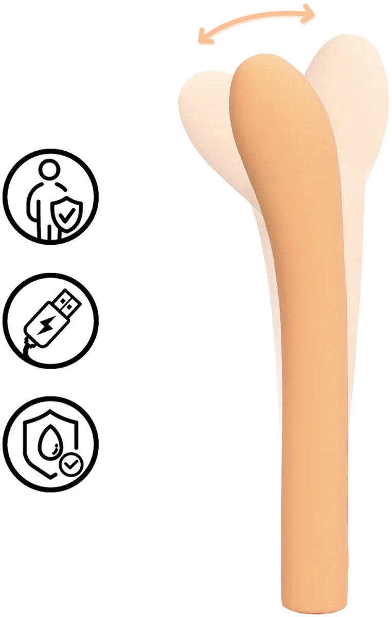 Fingering G-Spot Vibrator - Peach Fuzz