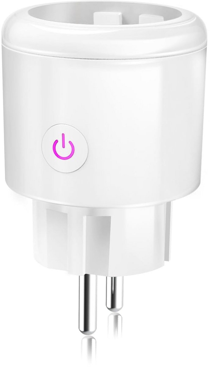 Slimme Mini Stekker met Spraakbediening en Energiebesparing - Compact en Compatibel met Alexa & Google Home