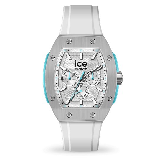 Montre Ice Watch ICE boliday - Prestige - Bleu Polar 024739 - Siliconen - Wit - Ø 47,5 mm