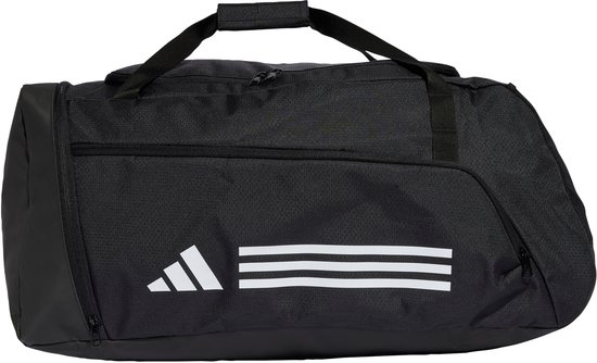Grand sac de voyage Adidas Essentials 3 Stripes 88 l, Zwart
